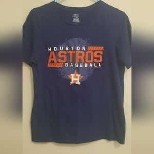 Genuine Merchandise Houston Astros Kids Tee - Navy and Orange